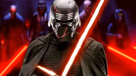 Kylo Ren y Sith Lords en el fondo Imagen personalizada de Star Wars