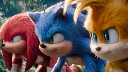 Knuckles, Sonic y Tails listos para correr en Sonic the Hedgehog 3