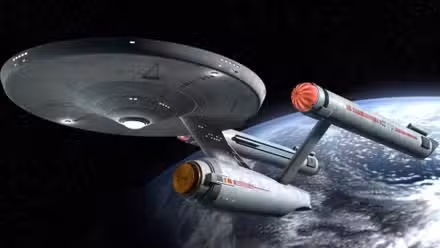 USS Enterprise sobre Tierra-1