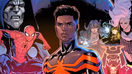 Miles Morales se para frente a Spider-Man, Doom y otros personajes en Ultimate Invasion