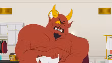 Satanás frunce el ceño ante la ropa interior sucia en el final de la temporada 28 de South Park