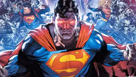 Superman y Superfamilia luchando contra la raza Lobo
