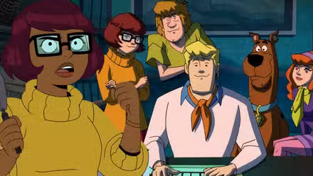 Imagen de montaje de Velma y Scooby-Doo