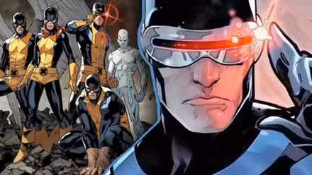 cíclope con los x-men fundadores