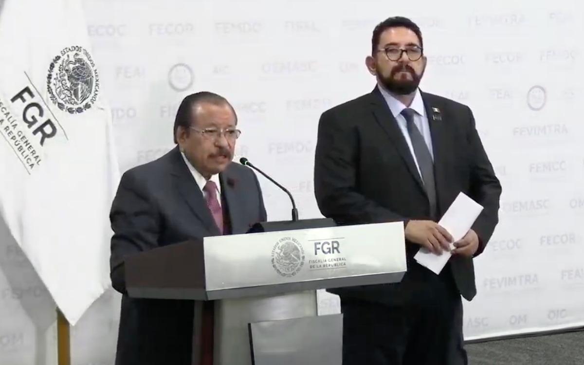 FGR: No hay evidencia para detener a funcionarios; pedirá más pruebas a EE. UU.