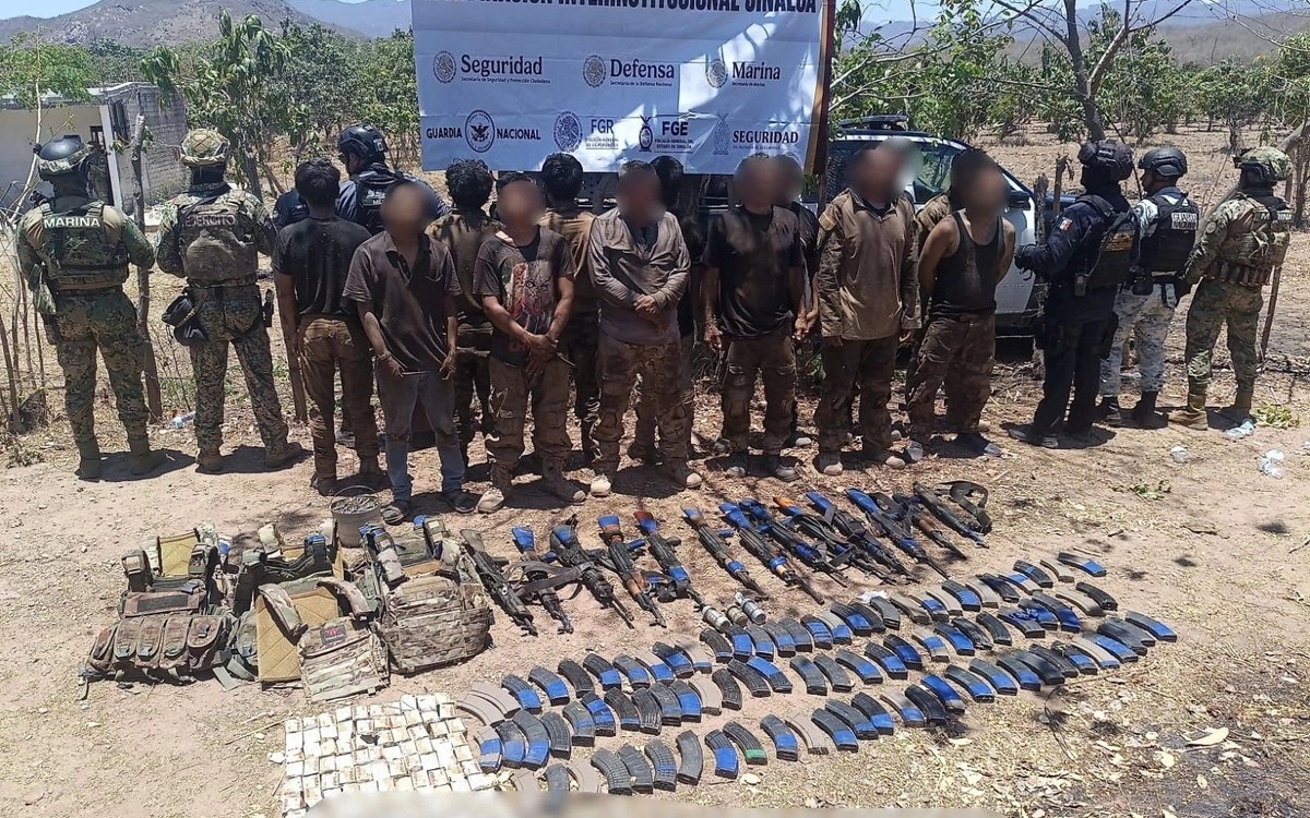 Golpe a 'Los Chapitos'; caen 13 en Sinaloa