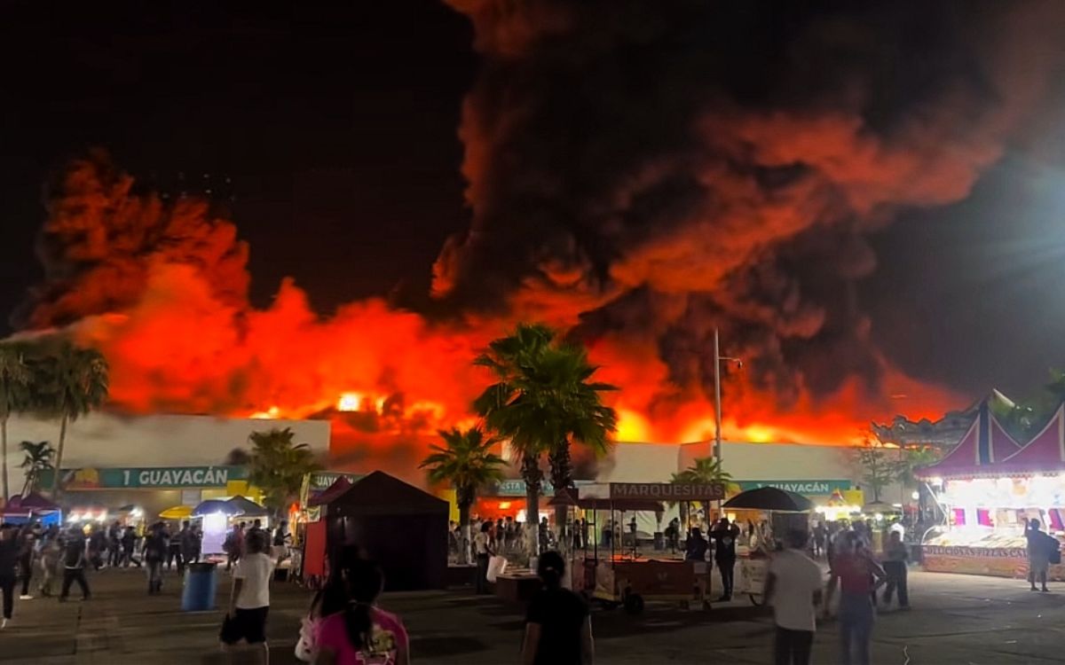 Incendio en Feria Tabasco deja 5 muertos: Gobernador May