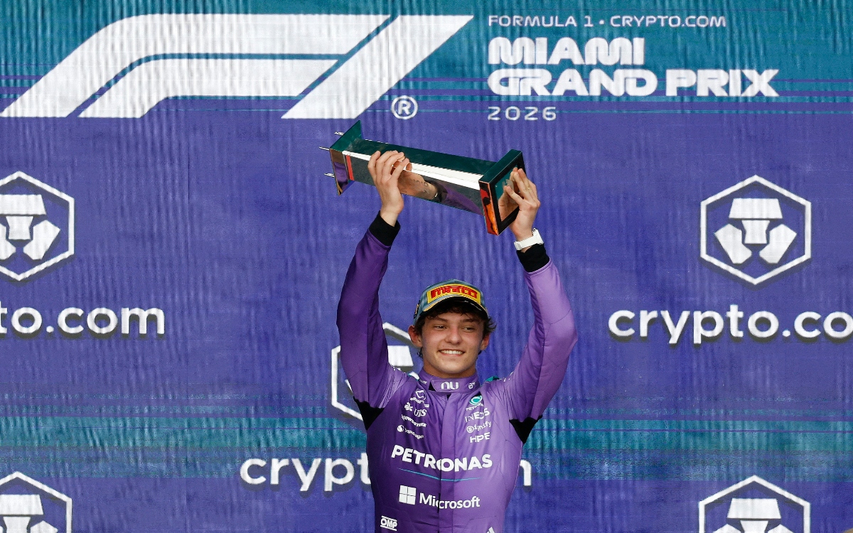Kimi Antonelli confirma su liderazgo en el Gran Premio de Miami | Video