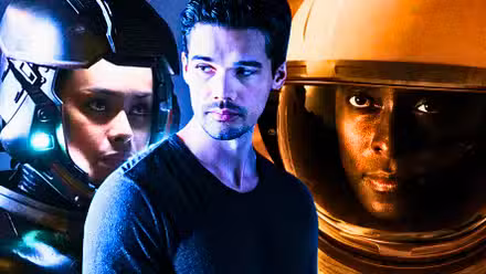 Imagen personalizada de Bobbie Draper y James Holden en The Expanse con Dev en For All Mankind