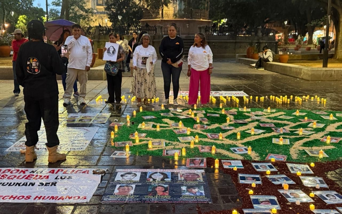 Madres buscadoras de Oaxaca protestan para exigir la búsqueda de sus hijas e hijos desaparecidos