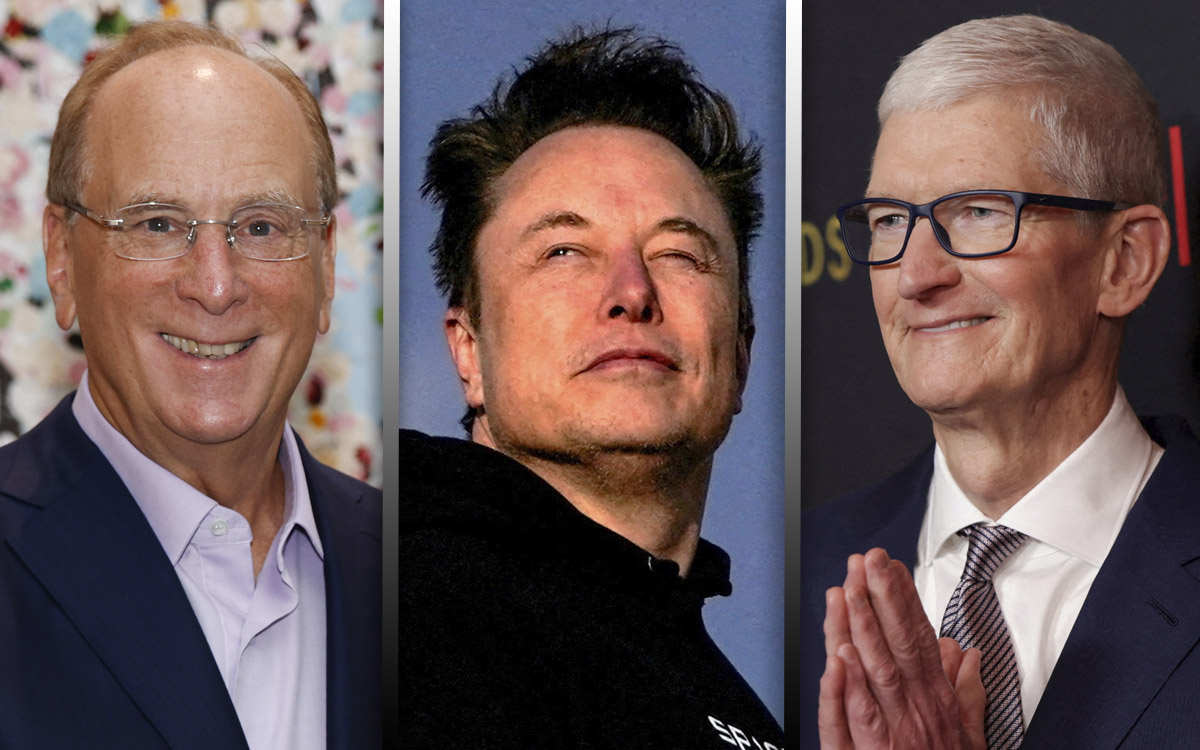 Trump viajará a China con un grupo de ejecutivos que incluye a Musk, Cook y Fink