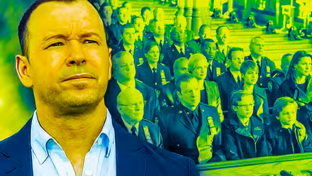 Danny Reagan en Blue Bloods junto con la familia Reagan