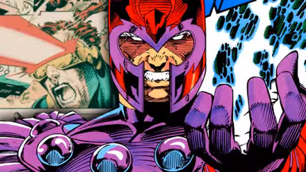 jim lee arte cómico de magneto y cíclope de x-men