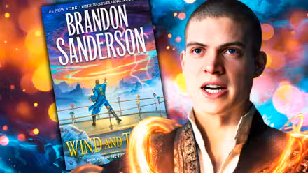 Portada de Wind and Truth con Rand al'Thor del programa The Wheel of Time