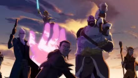 El equipo titular en The Legend of Vox Machina