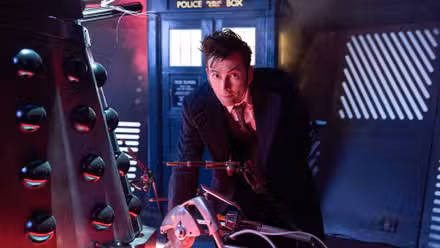 David Tennant como el decimocuarto doctor en Doctor Who