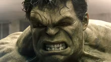 Hulk de Mark Ruffalo gruñe en Avengers Age of Ultron del MCU