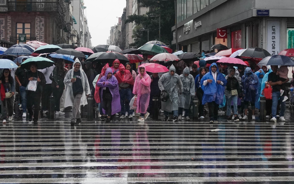 Alerta amarilla en toda la CDMX por lluvias fuertes