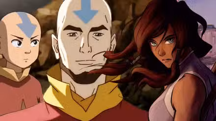 Montaje de Avatar y Korra.