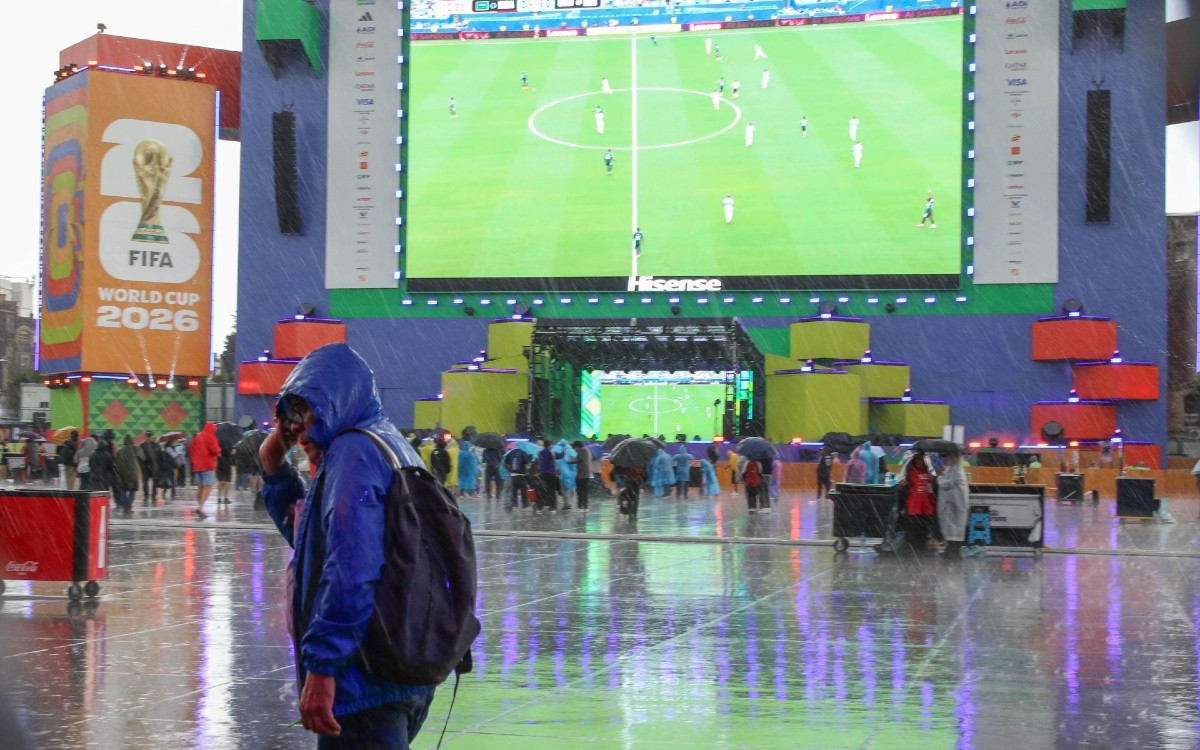 CDMX: noche de Mundial con lluvias fuertes, actividad eléctrica y granizo