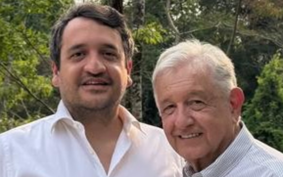 Camino de la candidatura: Andy López Beltrán saca foto con AMLO
