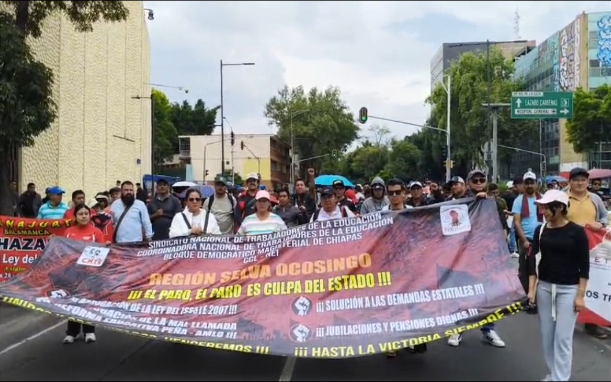 Chiapas | CNTE toma Pemex y paraliza 95% de escuelas