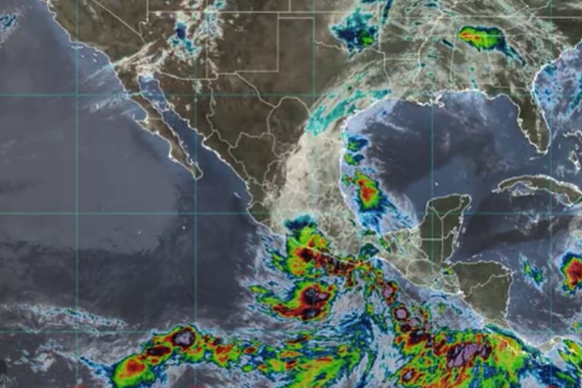 Depresión tropical Dos-E provoca lluvias torrenciales en estados del sur; puede tocar tierra como tormenta