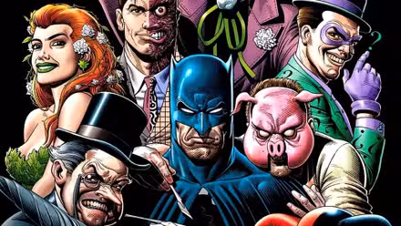 Batman pícaros villanos hiedra venenosa pyg comodín acertijo pingüino dos caras 2
