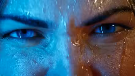 Un primer plano de los ojos de un personaje en Fate of the Old Republic