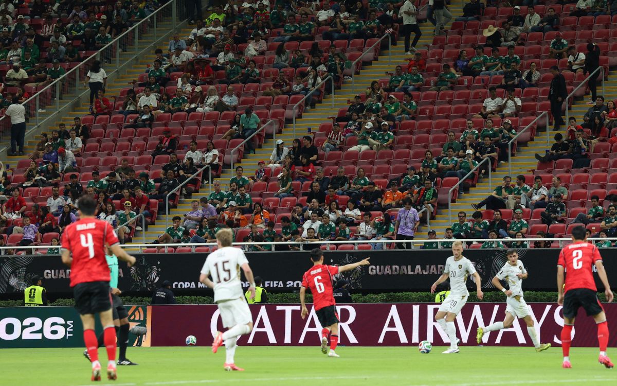 Fifa niega falta de asistencia en Estadio GDL pese a imágenes del partido Corea del Sur-Chequia