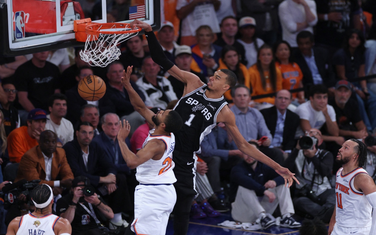 Finales NBA: Wembanyama resucita a los Spurs en Nueva York (2-1) | Video