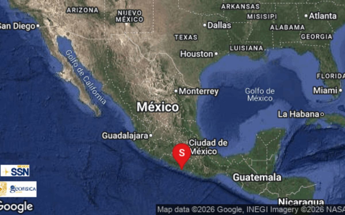 Guerrero | Sismo de magnitud 5.2 se registra al oeste de San Marcos