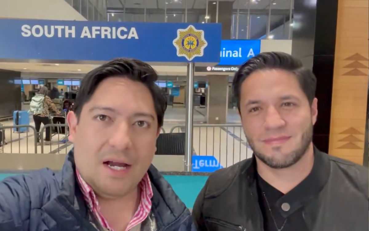 Julio Ibáñez y Daniel García son liberados tras detención en Sudáfrica; SRE confirma regreso a México