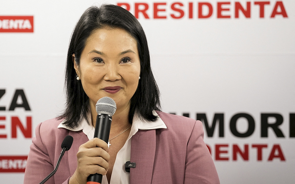 Keiko Fujimori gana la presidencia de Perú tras completarse el 100% del escrutinio