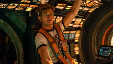 Ryan Gosling en una nave espacial en el Proyecto Hail Mary