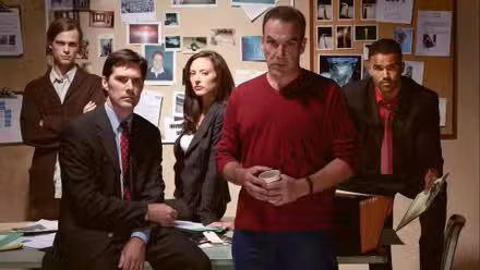 El elenco original de la temporada 1 de Criminal Minds.