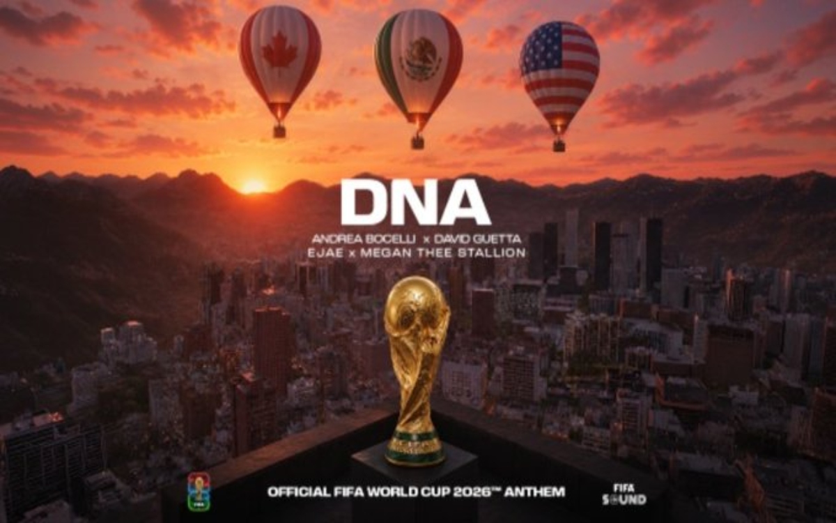 Mundial 2026: Bocelli, Guetta, Megan Thee Stallion y EJAE protagonizan otro himno oficial de la Copa del Mundo | Video