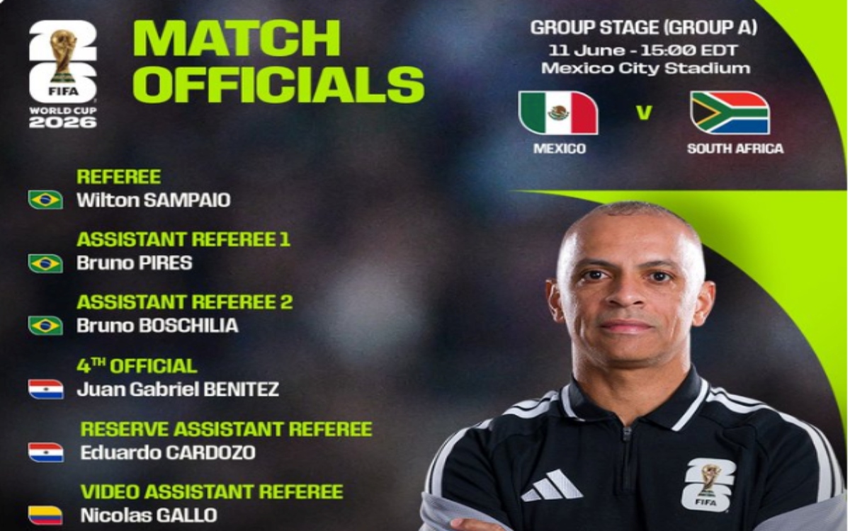 Mundial 2026: Wilton Sampaio impondrá la ley entre México y Sudáfrica