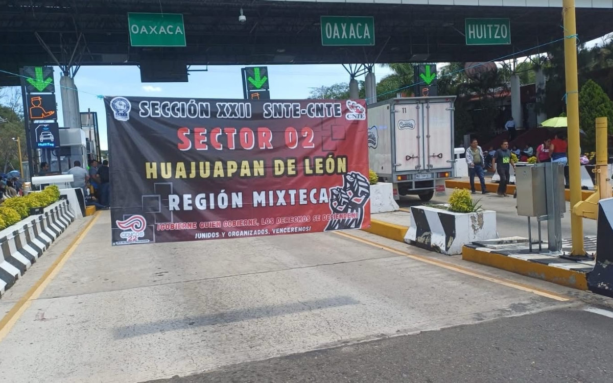 Por falta de acuerdos con los gobiernos federal y estatal, CNTE continúa su lucha en Oaxaca