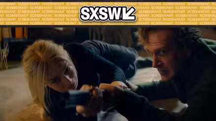 Sobre su cadáver con la superposición SR SXSW