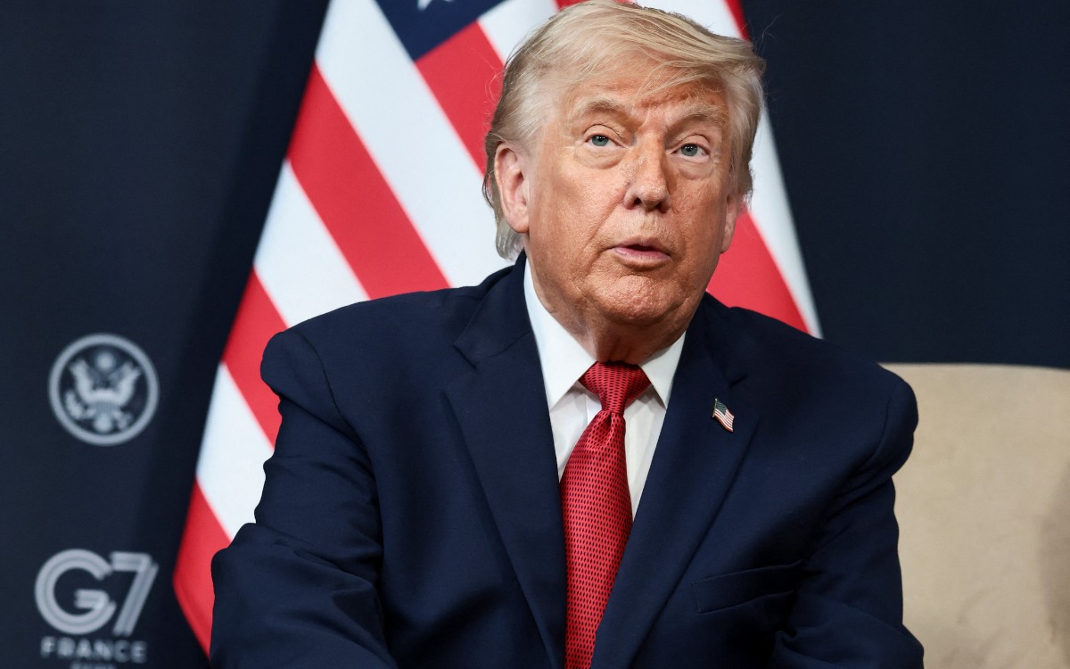 Trump en el G7: 'Soy el jefe', bromea ante Macron