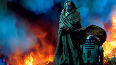 Mark Hamill como Luke Skywalker en Star Wars El ascenso de Skywalker