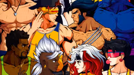 Arte de la segunda temporada de x-men 97 que muestra a cíclope y a Wolverine en desacuerdo-1
