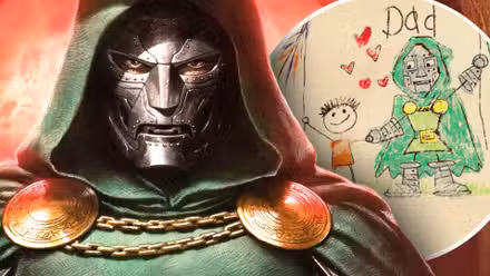 Doctor Doom junto a la imagen compartida por Robert Downey Jr.
