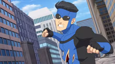 Mark Grayson parece enojado y se prepara para lanzar un puñetazo en la temporada 4 de Invincible