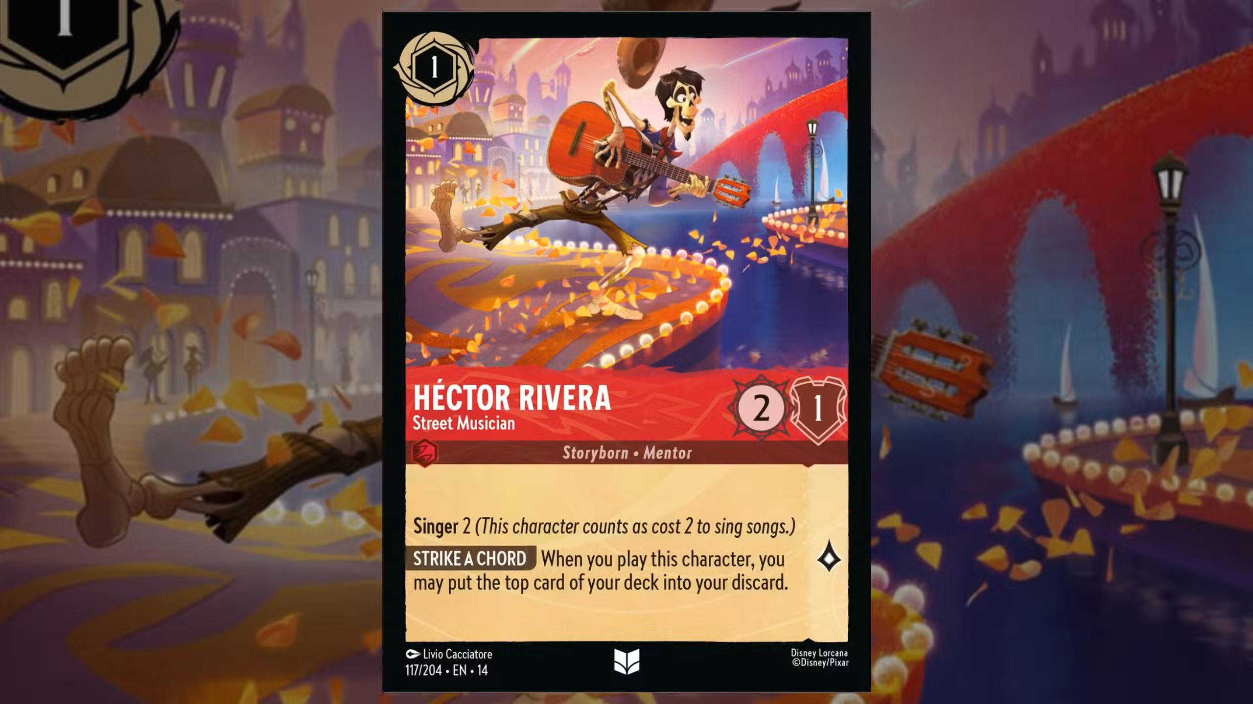 Tarjeta de Héctor Rivera para el Lorcana Hyperia City