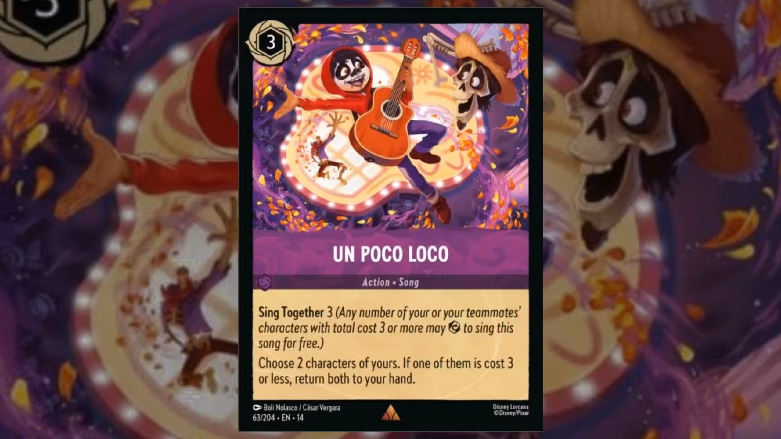 Tarjeta Un Poco Loco para Lorcana Hyperia City