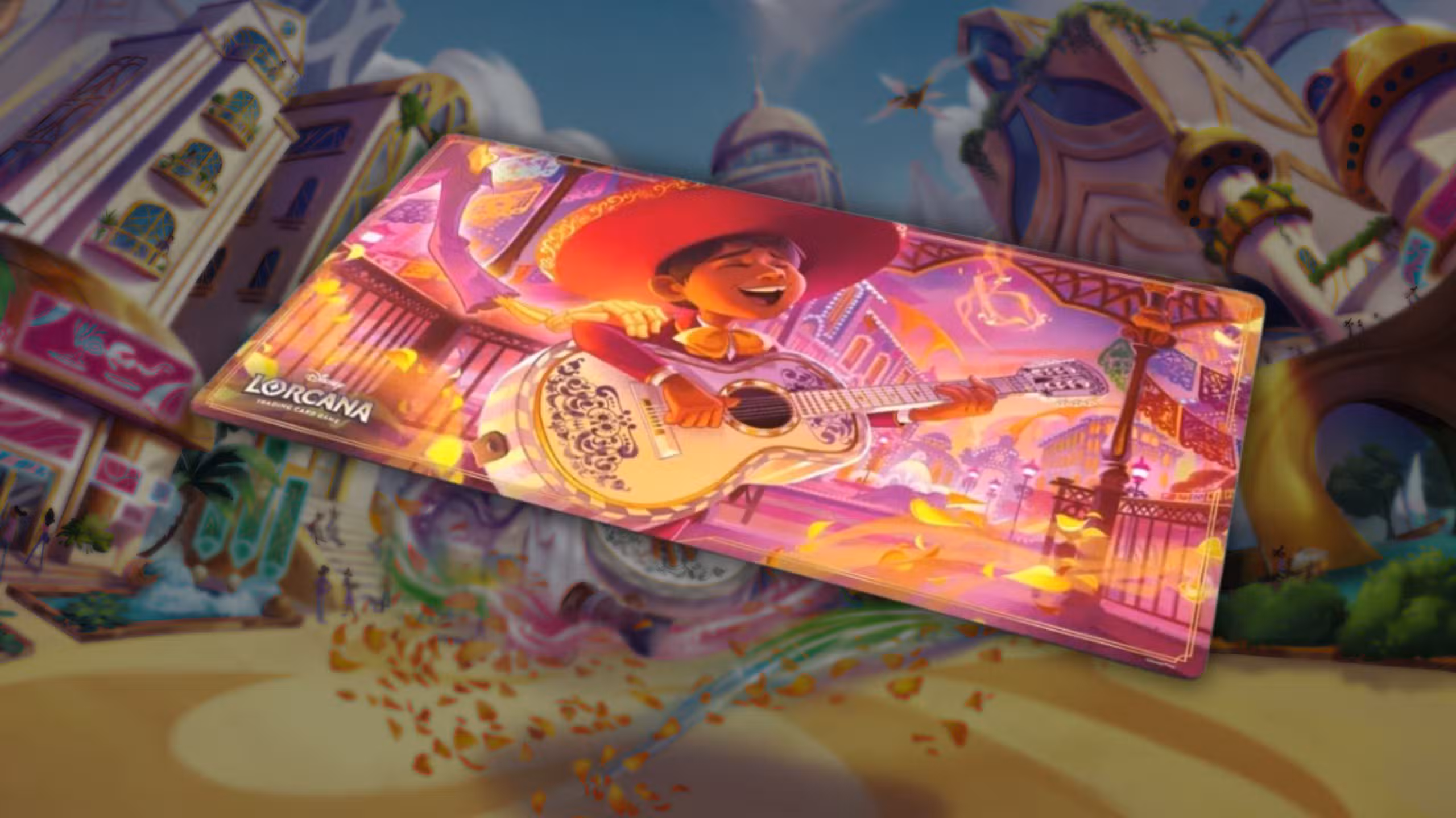 tapete de juego para Lorcana Hyperia City