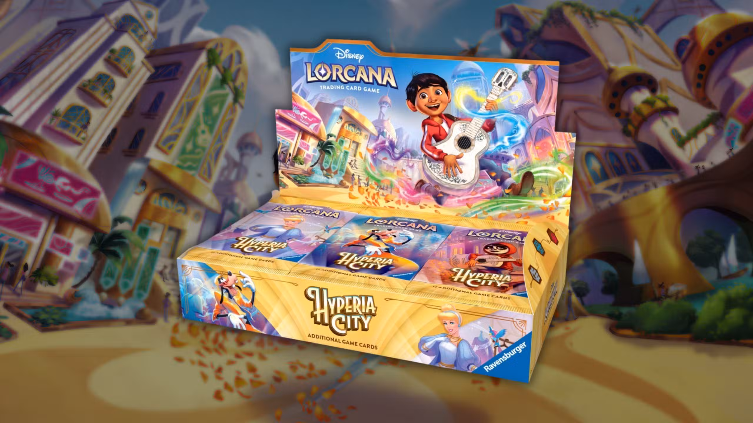 Caja de refuerzo para Lorcana Hyperia City.