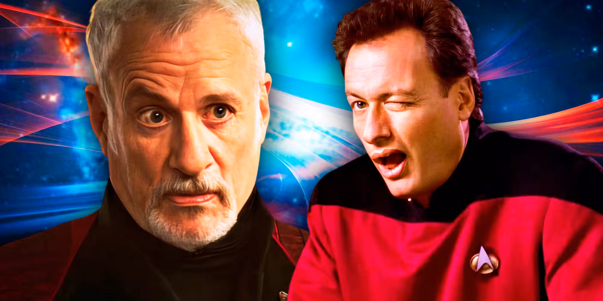 John de Lancie como Q en Star Trek TNG y Star Trek Picard